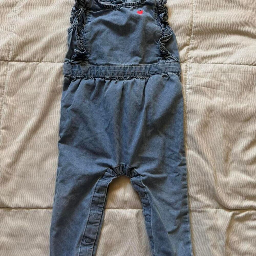 Oshkosh-b-gosh Women's Blue and Grey Playsuit-romper